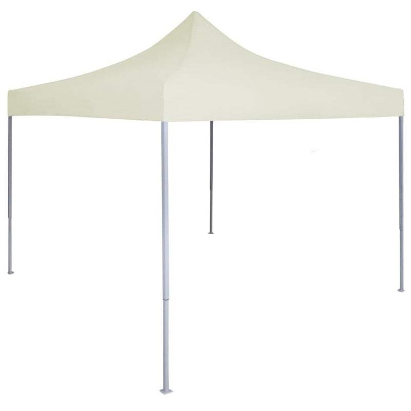 Load image into Gallery viewer, Vidaxl partytent professioneel inklapbaar 2x2 m staal crème