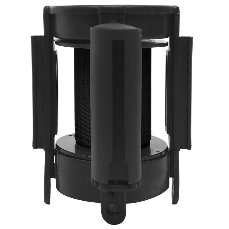 Load image into Gallery viewer, Vidaxl afzetkoord uittrekbaar 200 cm zwart