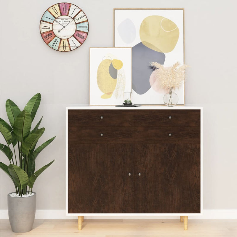 Load image into Gallery viewer, Vidaxl meubelfolie zelfklevend 500x90 cm pvc donkereikenkleurig