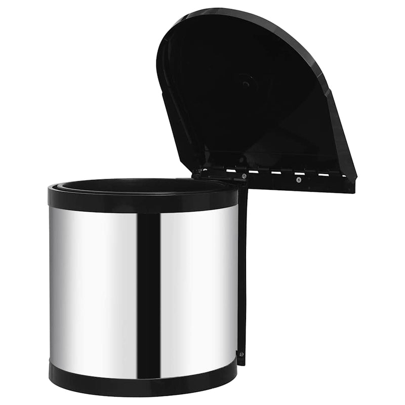 Load image into Gallery viewer, Vidaxl keukenvuilnisbak inbouw 8 l roestvrij staal