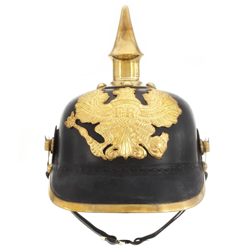 Load image into Gallery viewer, Vidaxl pickelhaube germaans replica larp staal zwart