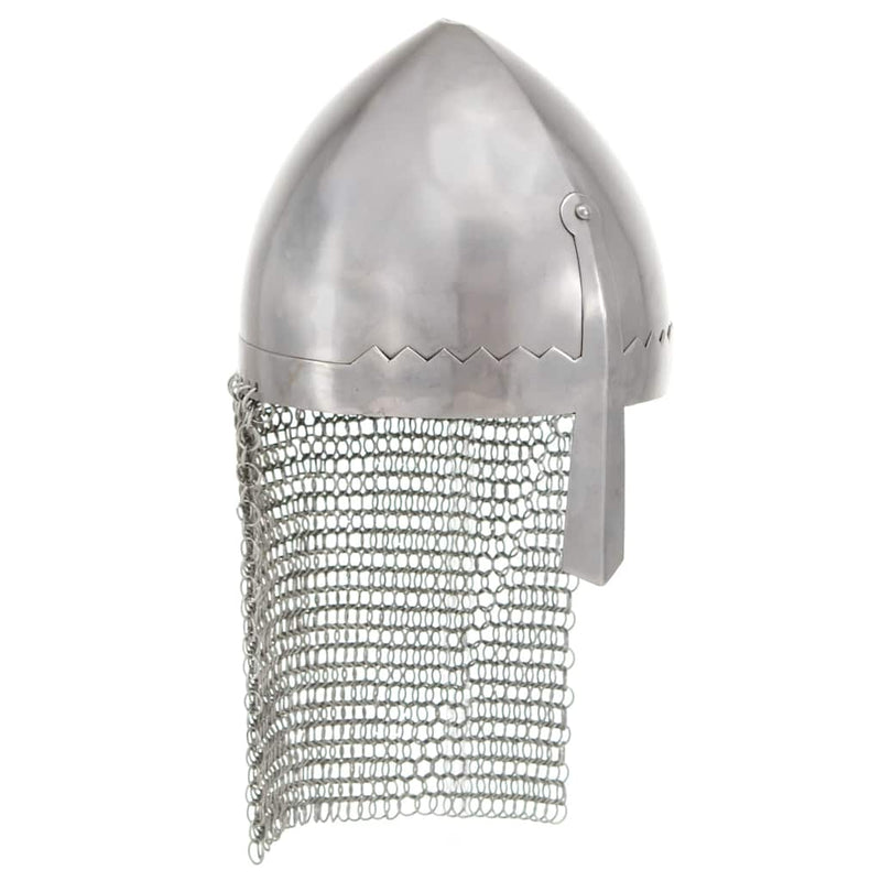Load image into Gallery viewer, Vidaxl ridderhelm replica larp staal zilverkleurig