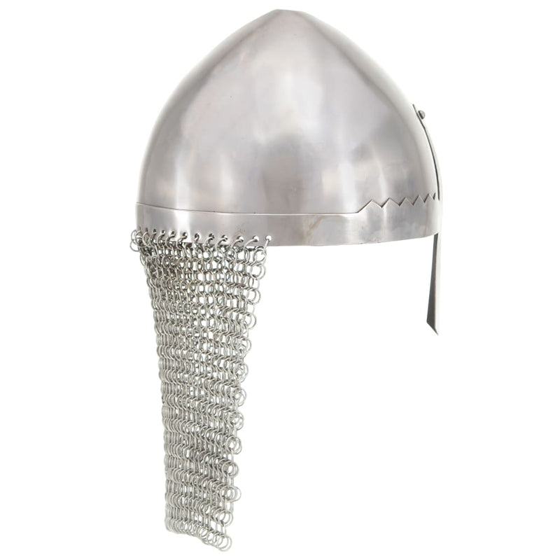 Load image into Gallery viewer, Vidaxl ridderhelm replica larp staal zilverkleurig