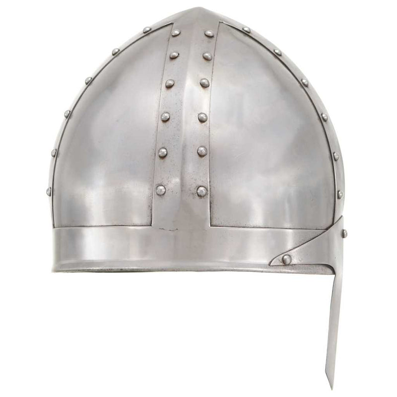 Load image into Gallery viewer, Vidaxl ridderhelm middeleeuws replica larp staal zilverkleurig