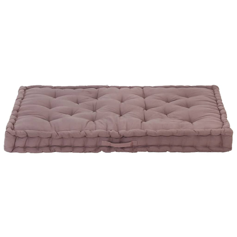 Load image into Gallery viewer, VidaXL Palletvloerkussen 120x80x10 cm katoen taupe