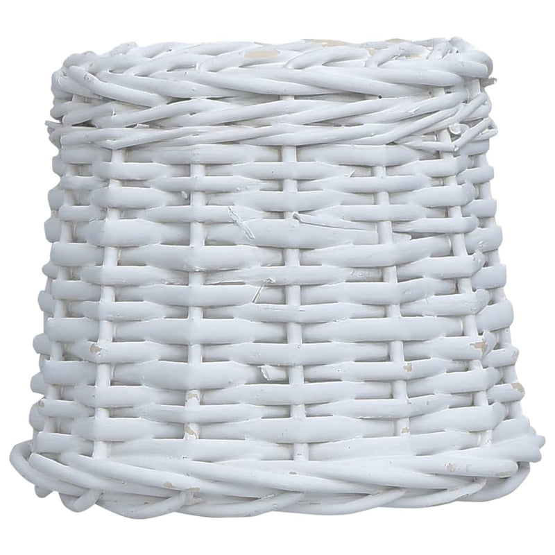 Afbeelding laden in galerijviewer, Vidaxl lampenkap 25x17 cm wicker wit
