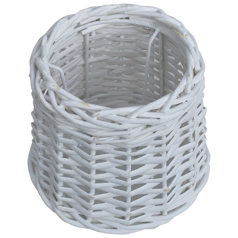 Afbeelding laden in galerijviewer, Vidaxl lampenkap 25x17 cm wicker wit