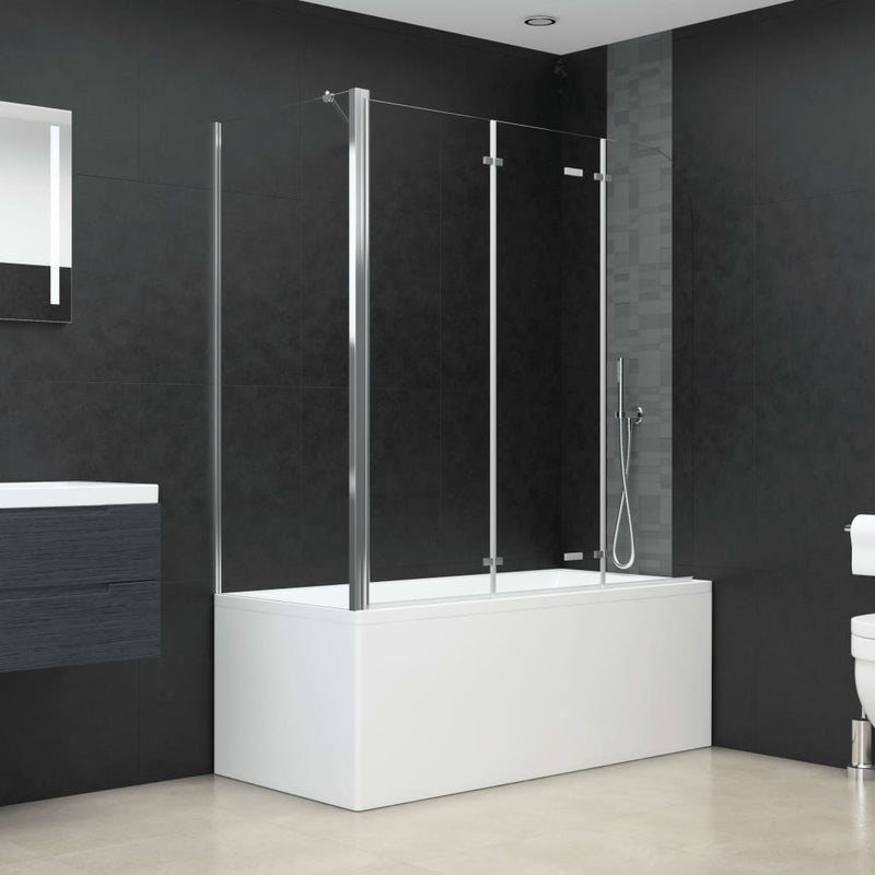 Load image into Gallery viewer, Vidaxl badwand 120x69x130 cm gehard glas transparant