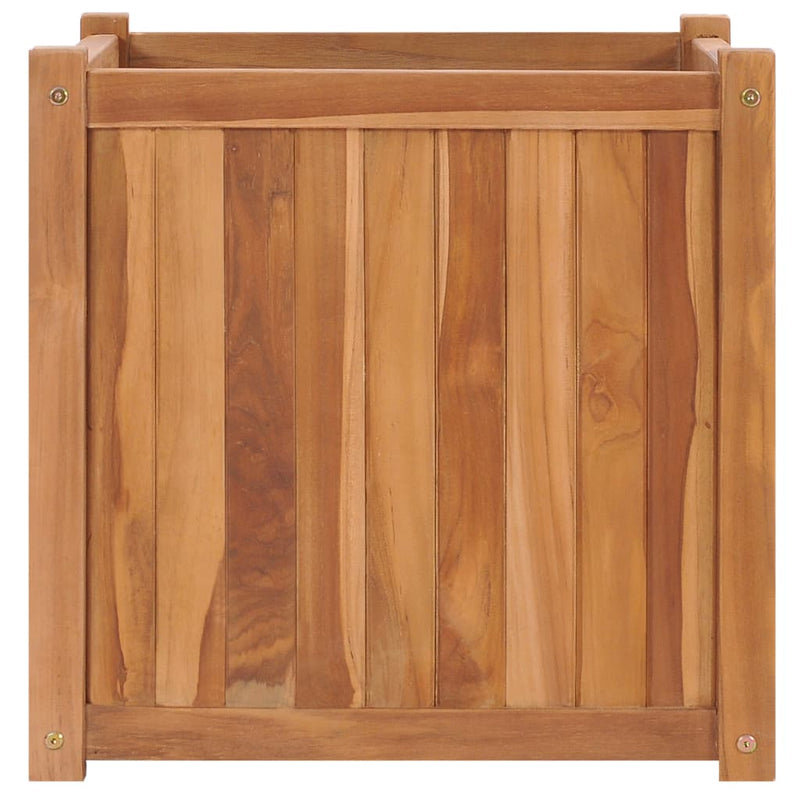Load image into Gallery viewer, Vidaxl plantenbak verhoogd 50x50x50 cm massief teakhout