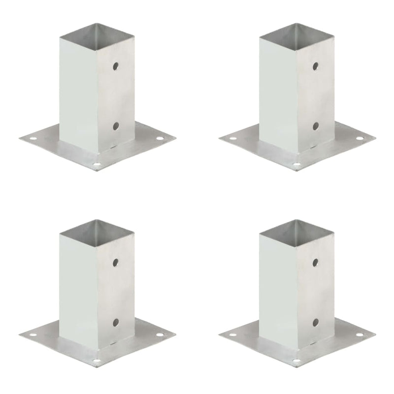 Load image into Gallery viewer, Vidaxl paalankers 4 st 71 mm gegalvaniseerd metaal