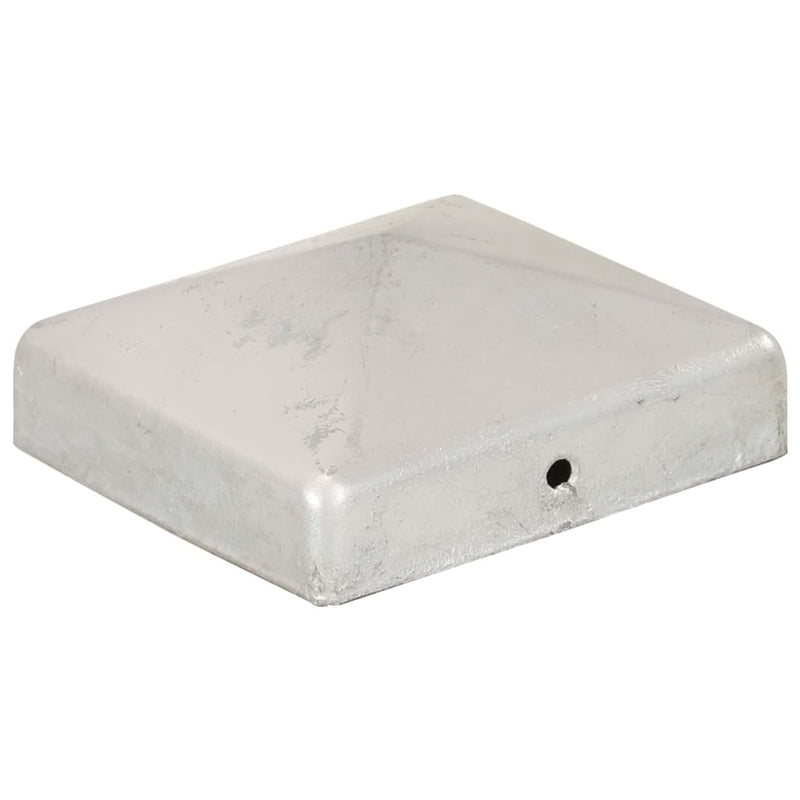 Load image into Gallery viewer, VidaXL Paalkappen 6 st piramide 81x81 mm gegalvaniseerd metaal