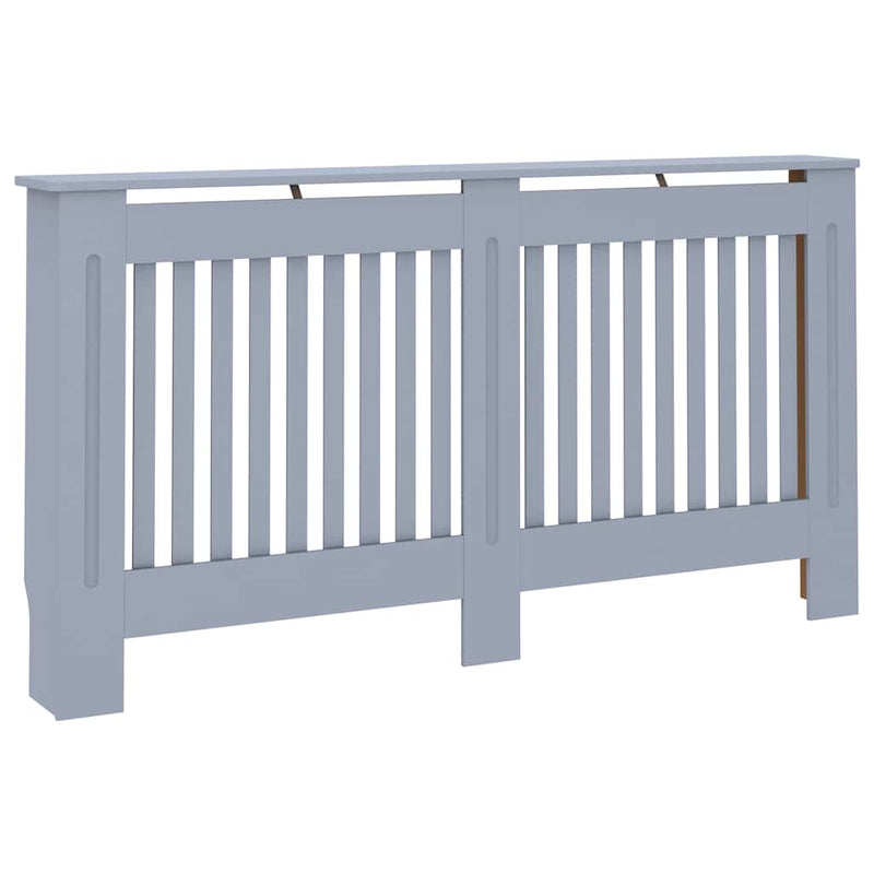 Load image into Gallery viewer, Vidaxl radiatorombouw 152x19x81,5 cm mdf antraciet