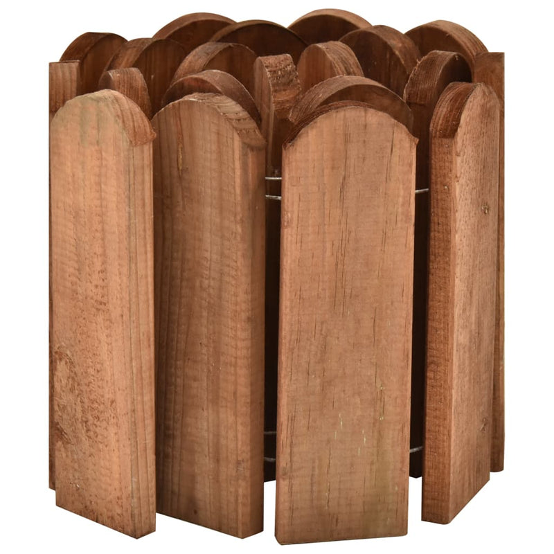 Load image into Gallery viewer, VidaXL Gazonrand 120 cm geïmpregneerd grenenhout bruin