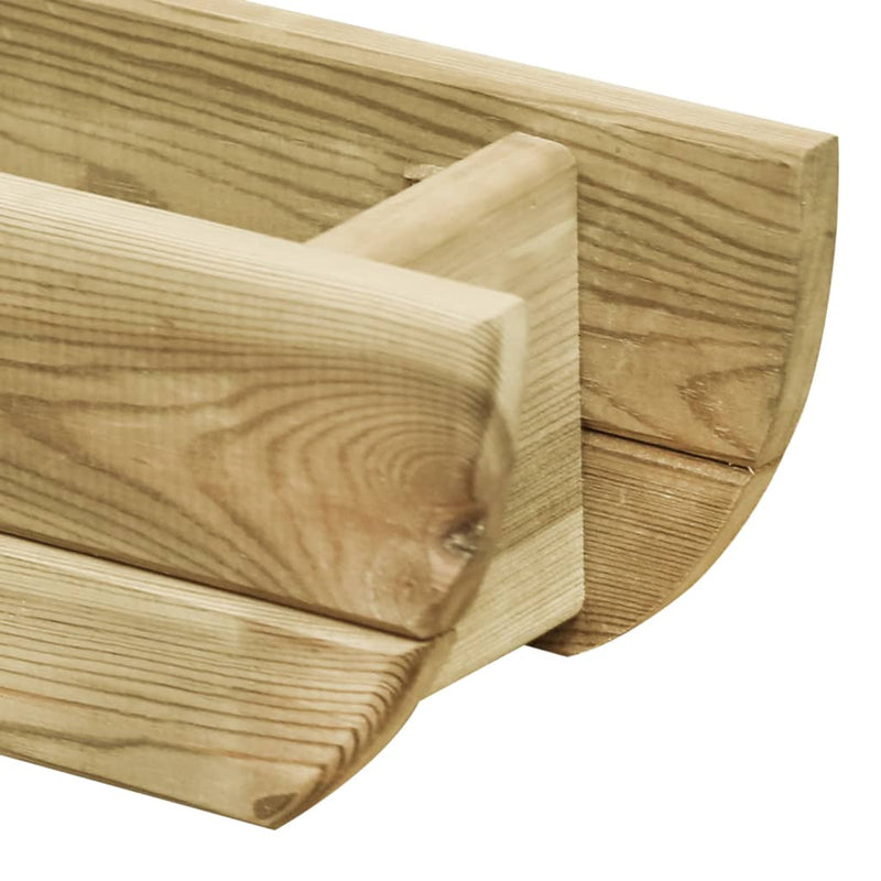 Load image into Gallery viewer, VidaXL Plantenbak verhoogd 80x16x16 cm geïmpregneerd grenenhout