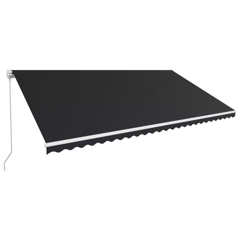 Load image into Gallery viewer, VidaXL Luifel handmatig uittrekbaar 600x300 cm antraciet