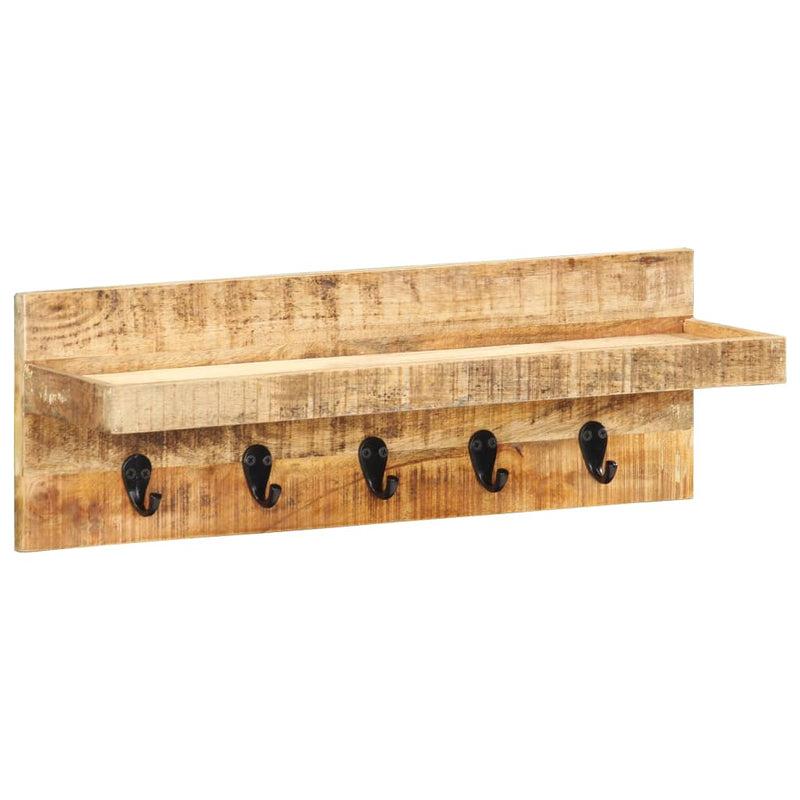 Load image into Gallery viewer, Vidaxl wandkapstok 60x15x20 cm massief ruw mangohout