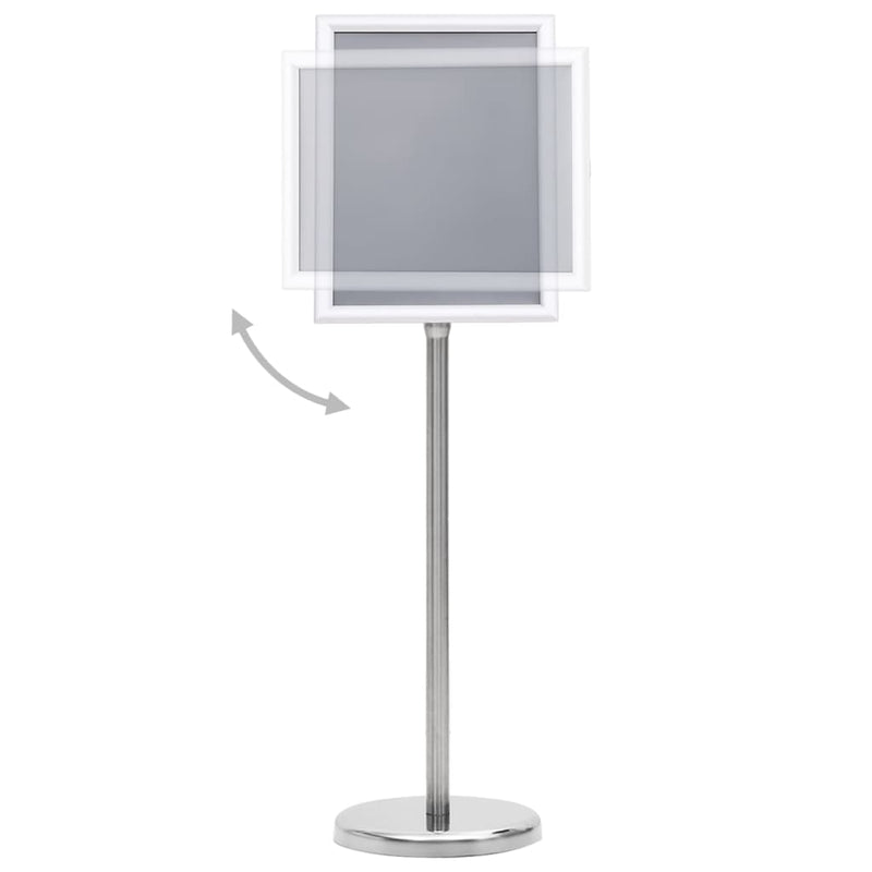 Load image into Gallery viewer, Vidaxl posterstandaard a4 aluminiumlegering zilverkleurig
