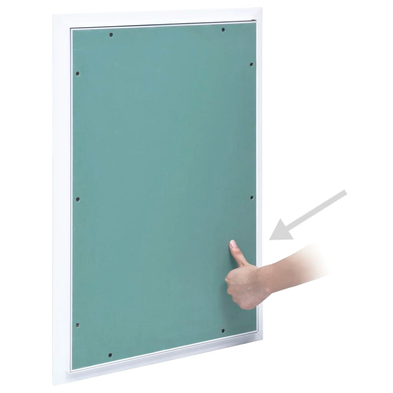 Load image into Gallery viewer, Vidaxl toegangspaneel met aluminium frame en gipsplaat 400x600 mm