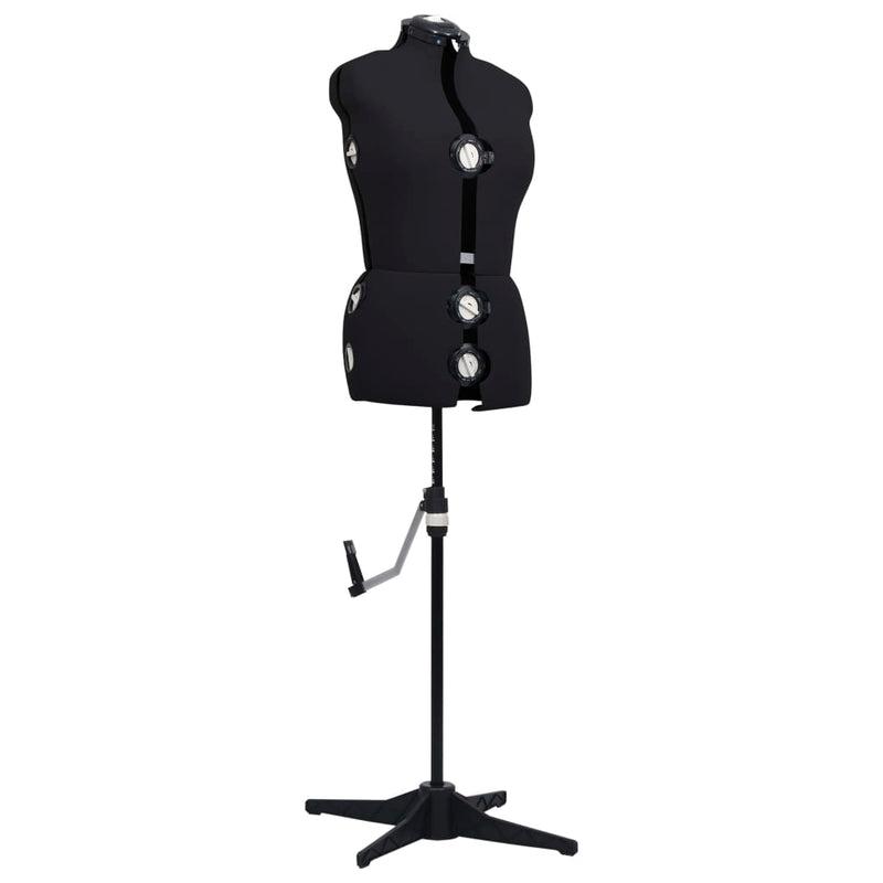 Load image into Gallery viewer, Vidaxl paspop verstelbaar vrouw maat 40-46 m zwart