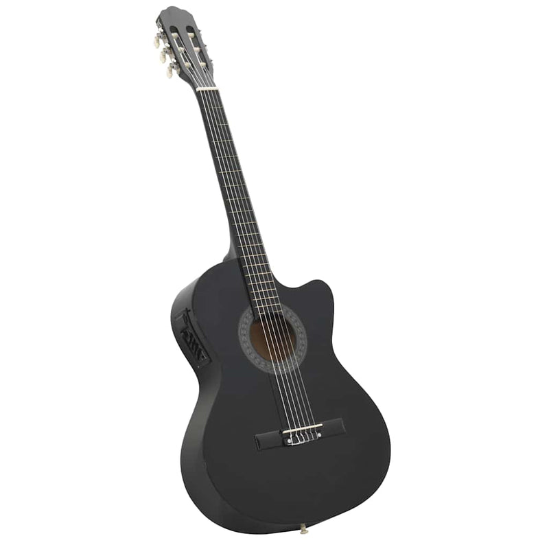 Load image into Gallery viewer, Vidaxl gitaar cutaway met equalizer 6 snaren western klassiek zwart