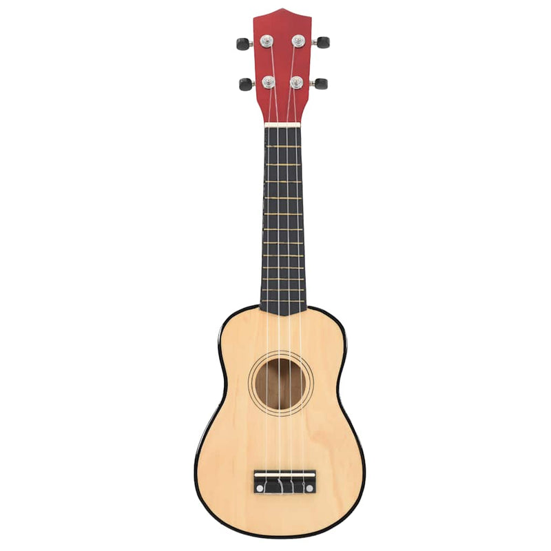 Load image into Gallery viewer, Vidaxl ukuleleset met tas voor kinderen sopraan 21'' lichthoutkleurig