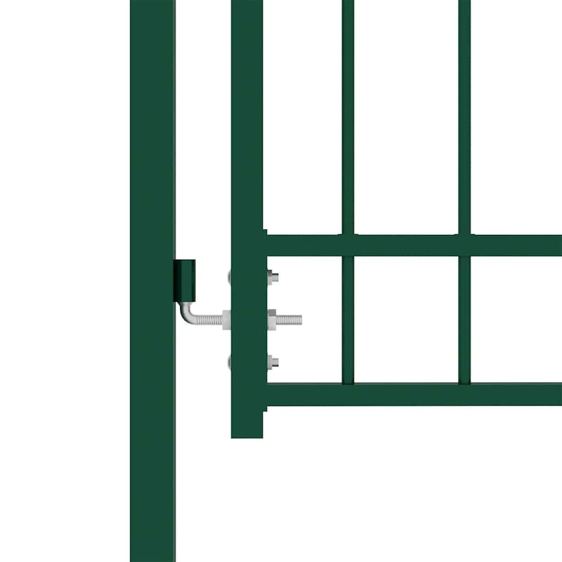 Load image into Gallery viewer, Vidaxl poort met speerpunten 100x150 cm staal groen