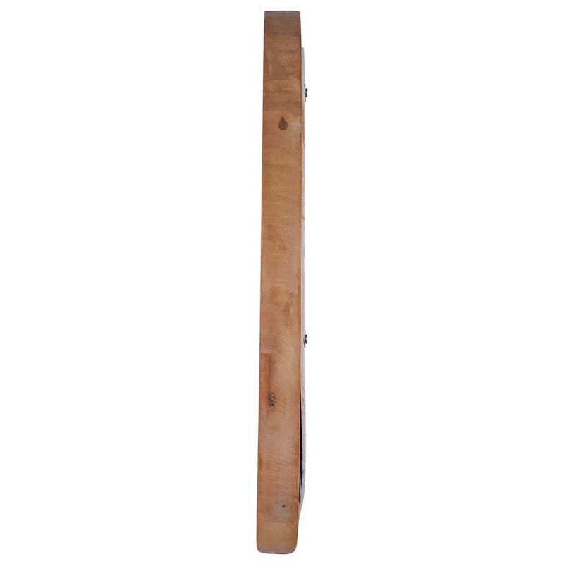 Load image into Gallery viewer, Vidaxl wandspiegel rond 40 cm teakhout