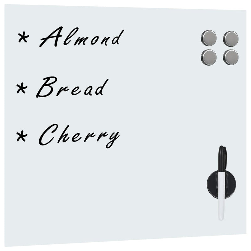 Load image into Gallery viewer, Vidaxl magneetbord voor aan de wand 40x40 cm glas