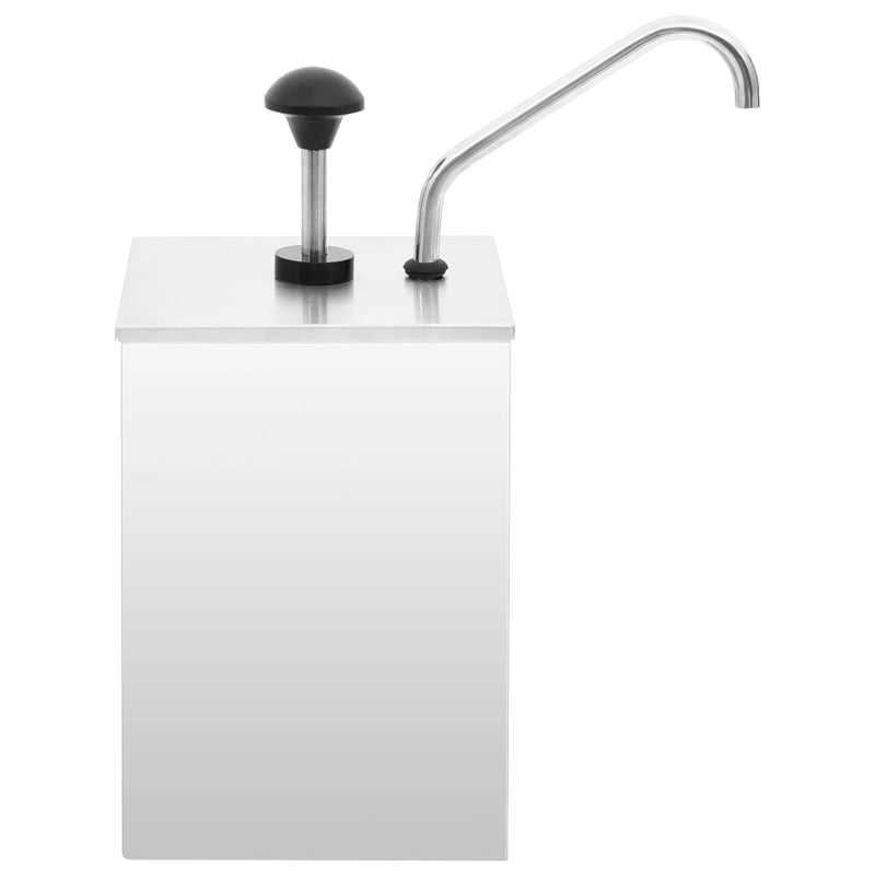 Load image into Gallery viewer, Vidaxl sausdispenser 3,5 l roestvrij staal