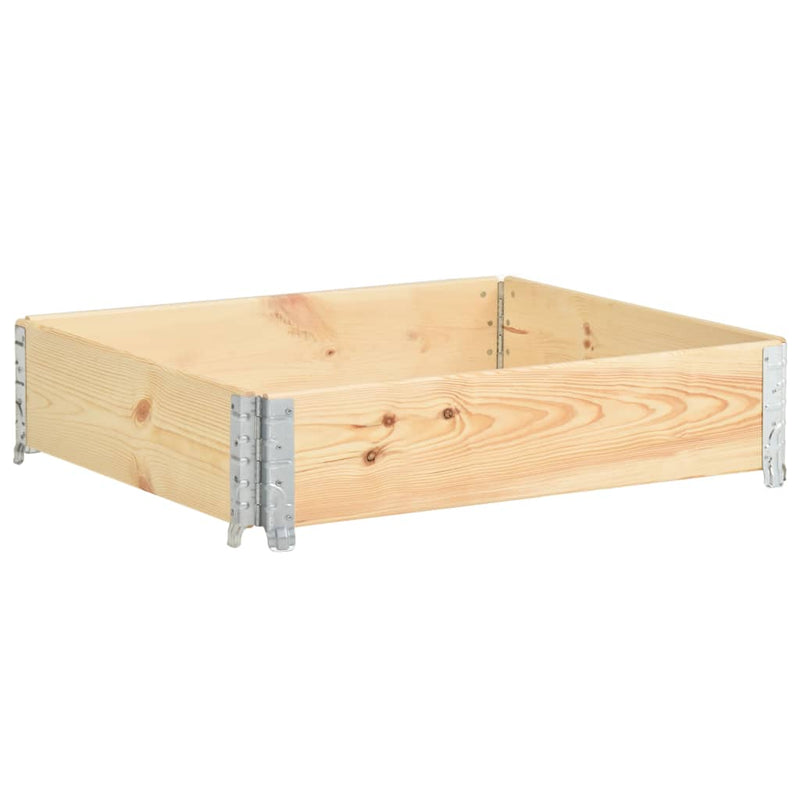 Load image into Gallery viewer, Vidaxl palletopzetrand 100x100 cm massief grenenhout