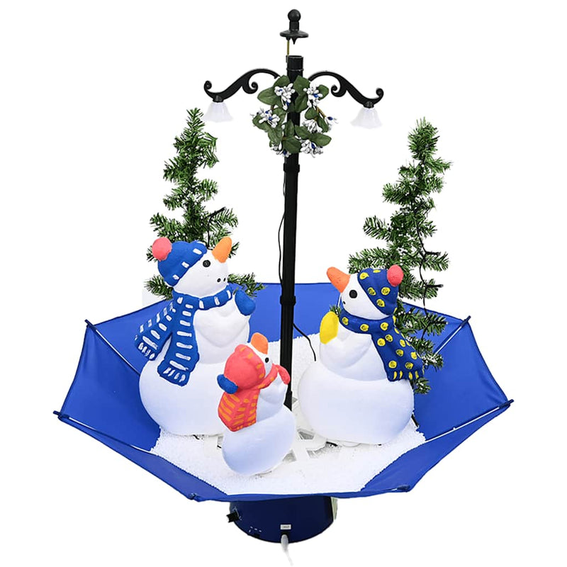 Load image into Gallery viewer, Vidaxl kerstboom sneeuwend met paraplubasis 75 cm pvc blauw