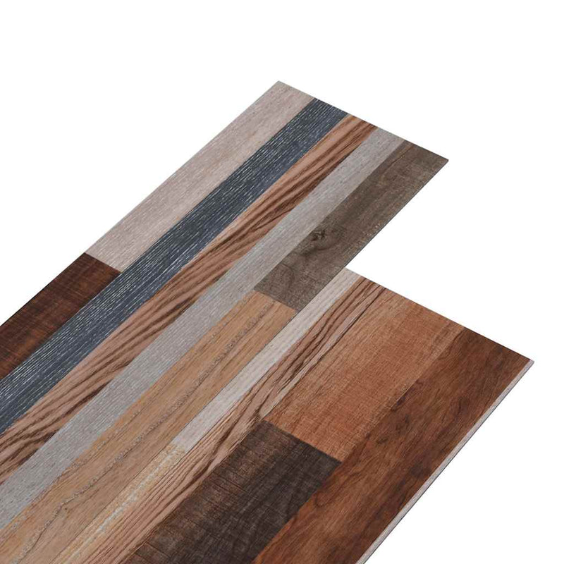 Load image into Gallery viewer, Vidaxl vloerplanken niet-zelfklevend 5,26 m² 2 mm pvc meerkleurig