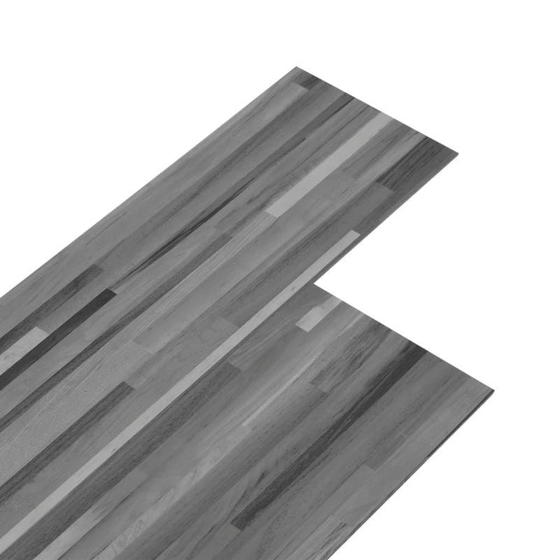 Load image into Gallery viewer, VidaXL Vloerplanken niet-zelfklevend 4,46 m² 3 mm PVC gestreept grijs