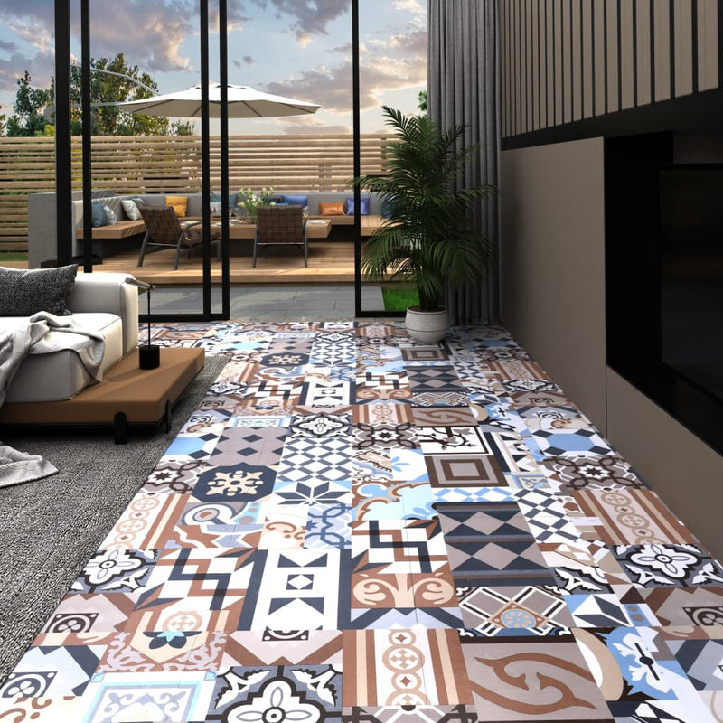 Load image into Gallery viewer, Vidaxl vloerplanken zelfklevend 5,11 m² pvc monochroom patroon