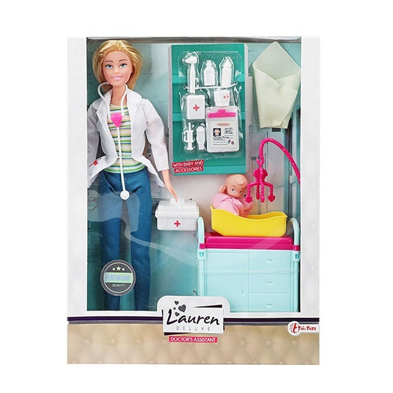 Load image into Gallery viewer, Lauren tienerpop kinderdokter speelset
