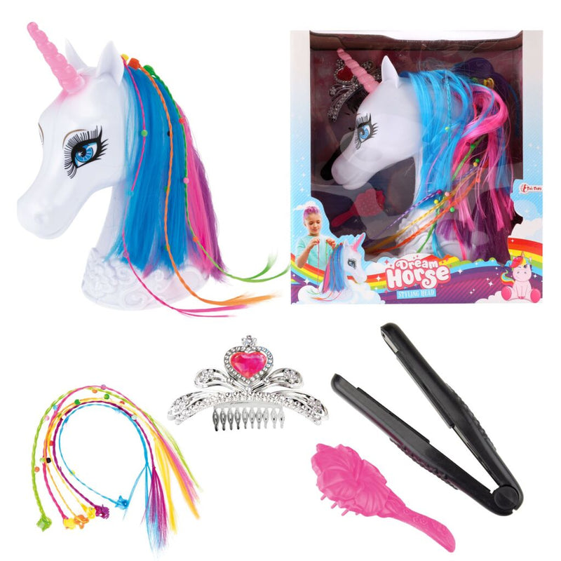 Load image into Gallery viewer, Dream Horse Kappop Eenhoorn met Accessoires