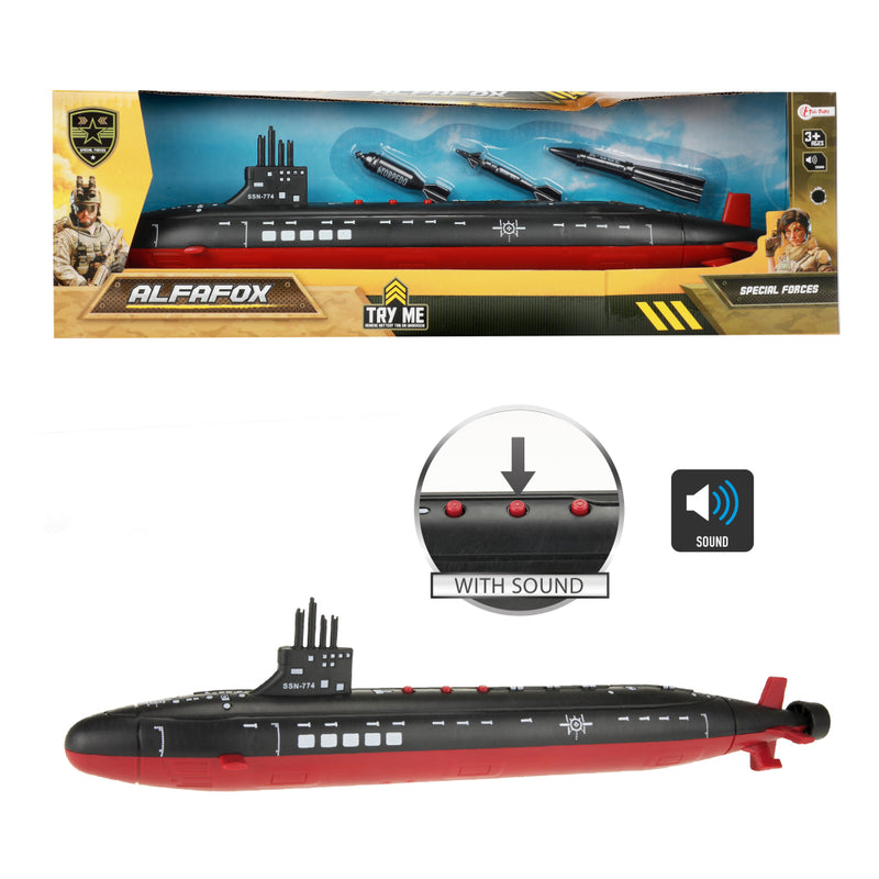 Load image into Gallery viewer, Toi-toys onderzee euml;r zwart 43 cm met licht en geluid