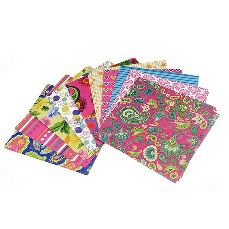 Load image into Gallery viewer, Toi-toys knutselpapierset 100 bedrukte vellen 20x20cm