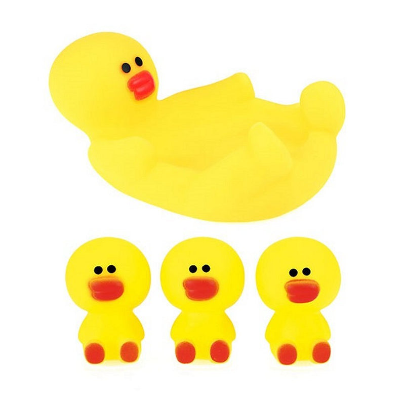 Load image into Gallery viewer, Toi-toys little stars grote badeend met 3 kleine badeendjes