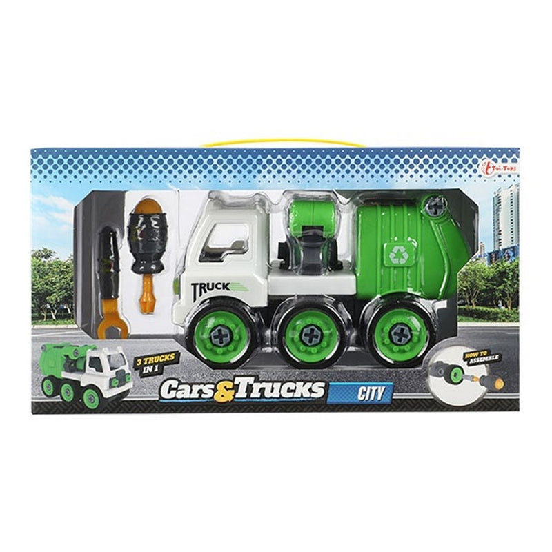 Load image into Gallery viewer, Cars trucks 3in1 vuilniswagen
