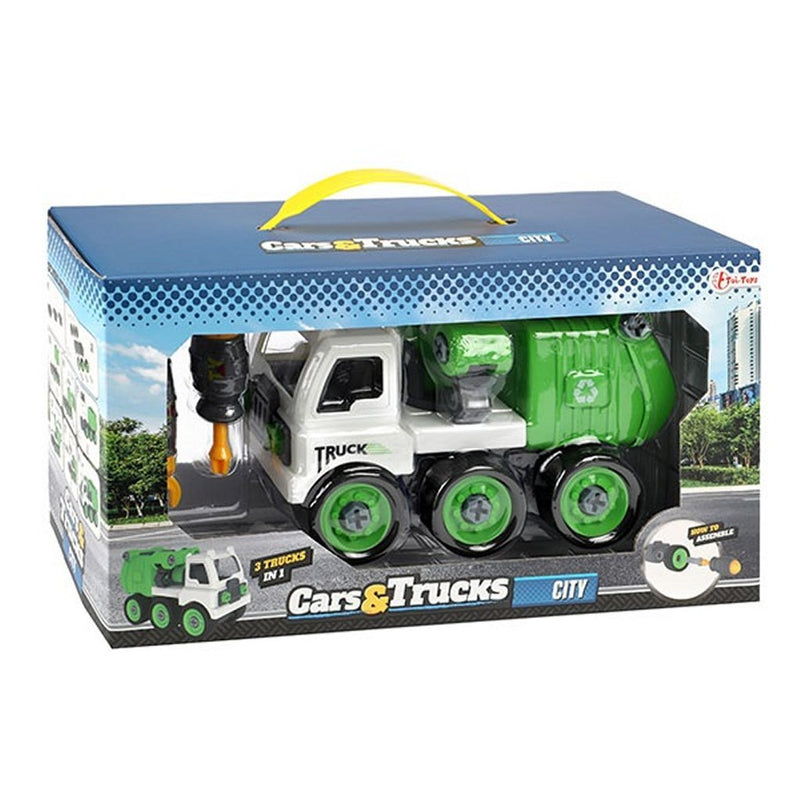 Load image into Gallery viewer, Cars trucks 3in1 vuilniswagen