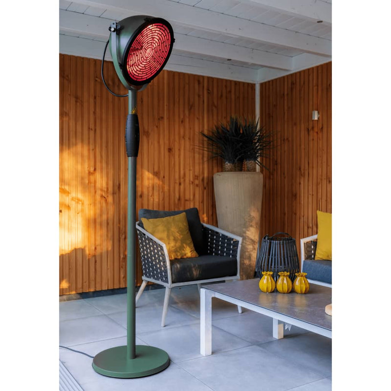 Load image into Gallery viewer, Sunred heater indus ultra jade smart staand 2100 w roségoud groen