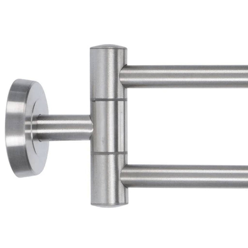 Load image into Gallery viewer, Bathroom Solutions Bathroom Solutions Handdoekenstang dubbel 50 cm roestvrij staal