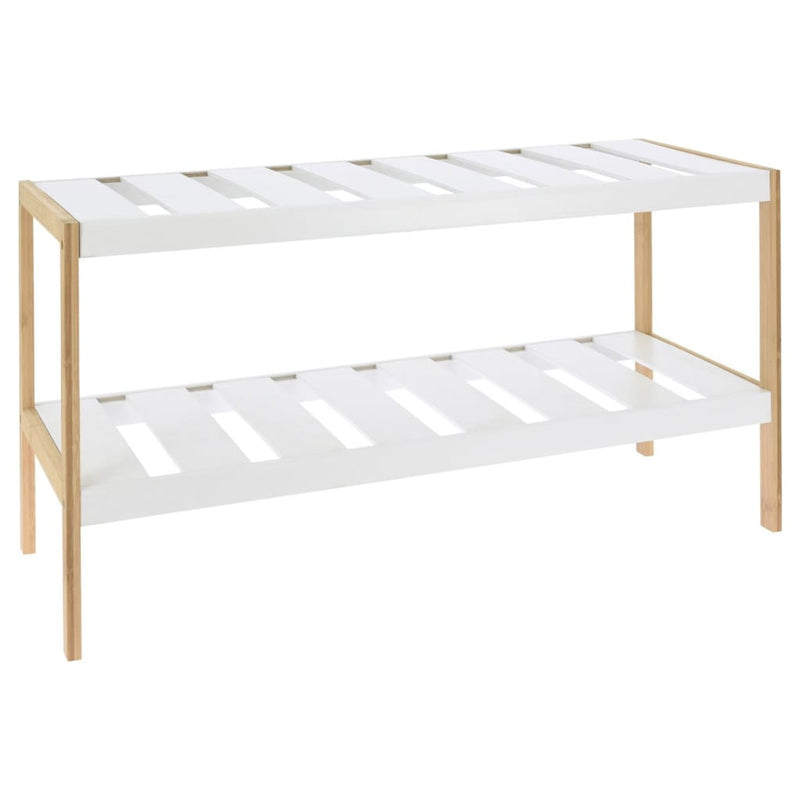 Load image into Gallery viewer, Storage solutions storage solutions schoenenrek met 2 lagen 70x26x36 cm