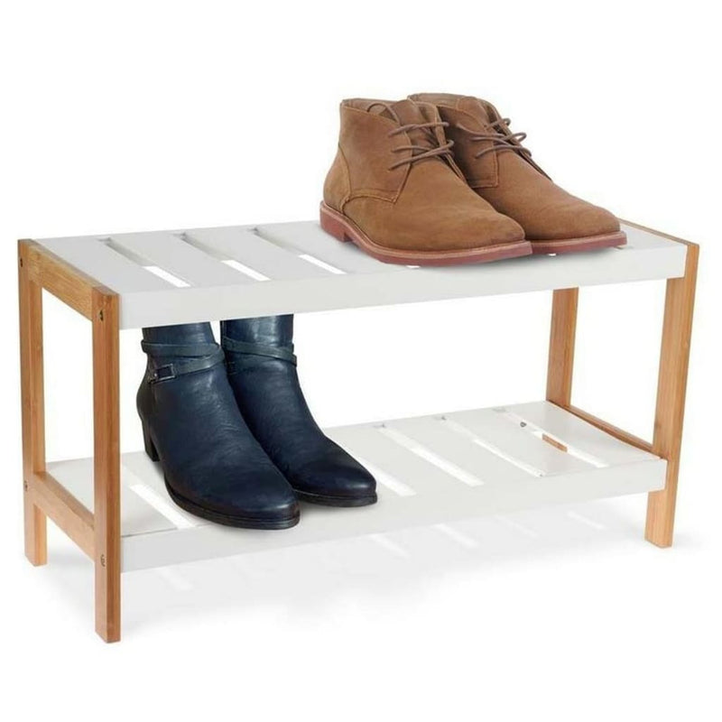 Load image into Gallery viewer, Storage solutions storage solutions schoenenrek met 2 lagen 70x26x36 cm