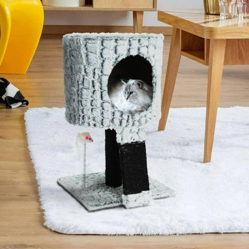 Afbeelding laden in galerijviewer, Pets collection kattenmeubel met muis 30x30x40 cm
