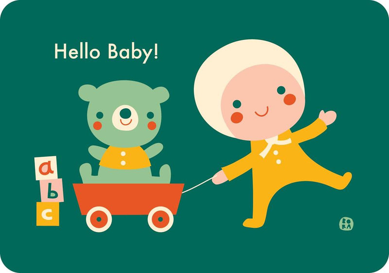 Load image into Gallery viewer, Bora hello baby-toys ansichtkaart