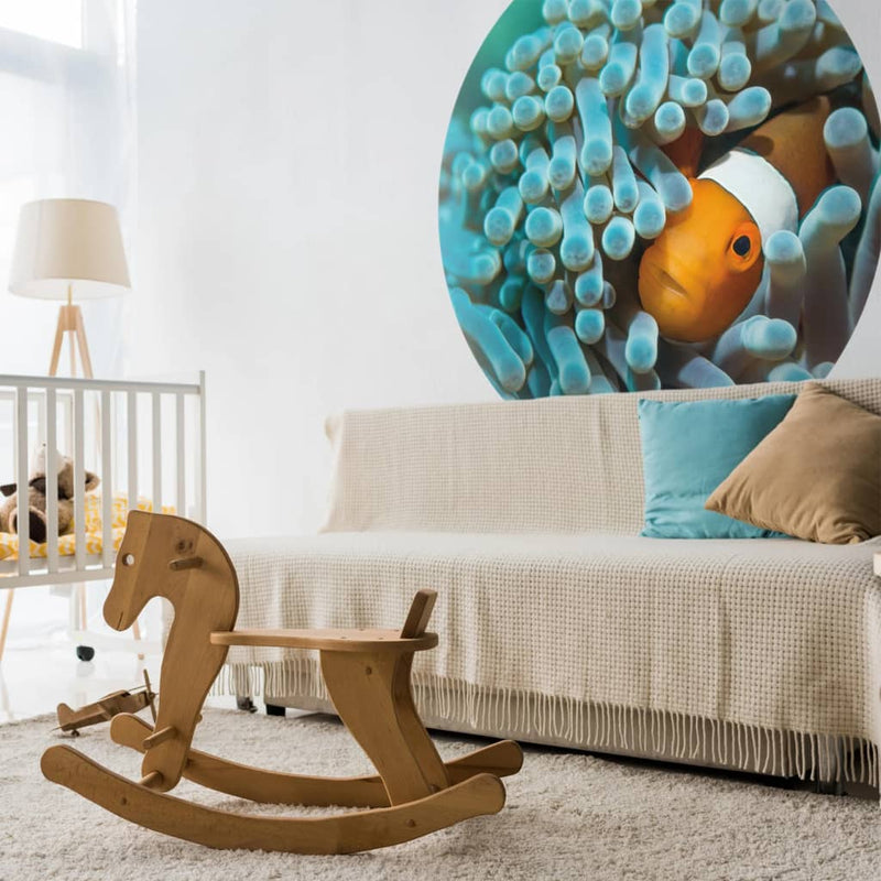 Load image into Gallery viewer, WallArt WallArt Behangcirkel Nemo the Anemonefish 142,5 cm