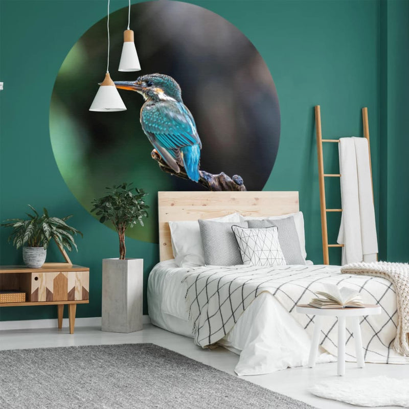 Load image into Gallery viewer, Wallart behangcirkel the kingfisher 142,5 cm