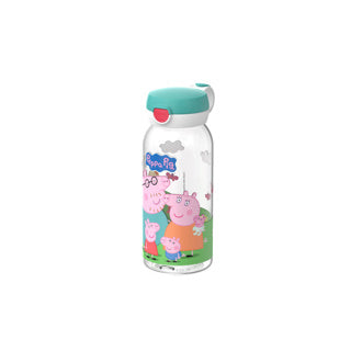 Load image into Gallery viewer, Mepal drinkfles met flipdop campus - 600 ml - waterfles kinderen - lekdicht - hygiënische deksel - peppa pig